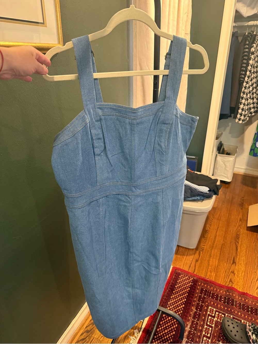 Unique Vintage tunic denim dress